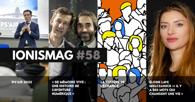 Read more about the article IONIS MAG #58 : culture de l’échange, Retroverse et Semaines de l’innovation